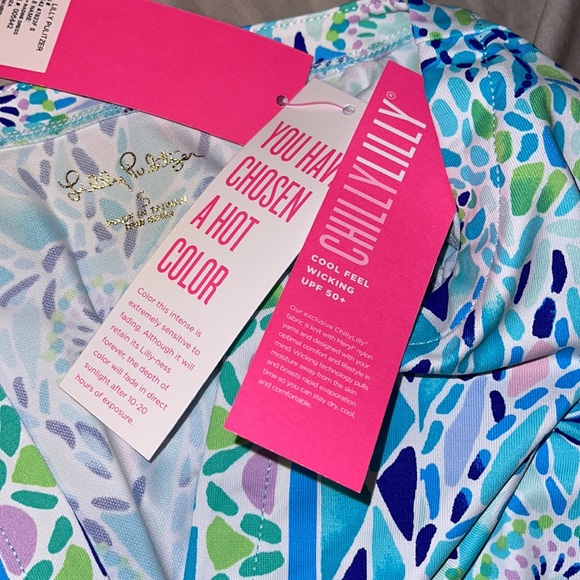 NWT Lilly Pulitzer Chilly Lilly UPF 50+ Nadine Dress - Picture 5 of 9